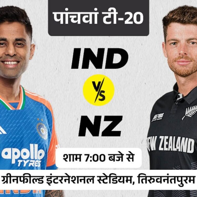 टी-20 वर्ल्ड कप से पहले IND-NZ का आखिरी मैच:सैमसन के फॉर्म पर नजरें; सूर्या तोड़ सकते हैं रोहित का रिकॉर्ड