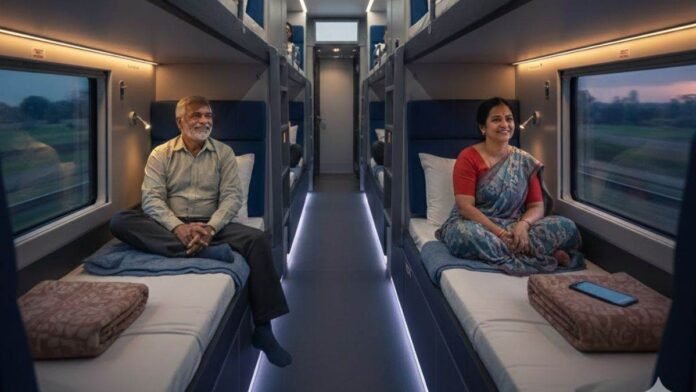वंदे भारत स्लीपर में ट्रेन में अब 'आधी सीट' का चक्कर खत्म, सिर्फ कंफर्म टिकट पर ही होगा सफर, किराए में भी बदलाव