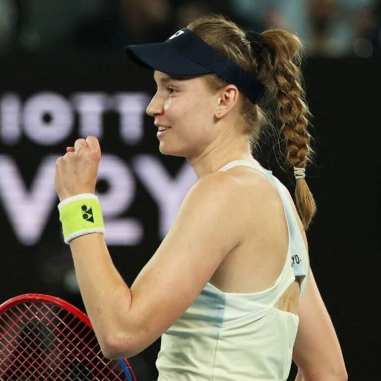 कजाकिस्तान की रायबकिना ने पहली बार ऑस्ट्रेलिया ओपन जीता:सबालेंका को 6-4, 4-6, 6-4 से हराया, 3 साल पहले फाइनल हारी थीं