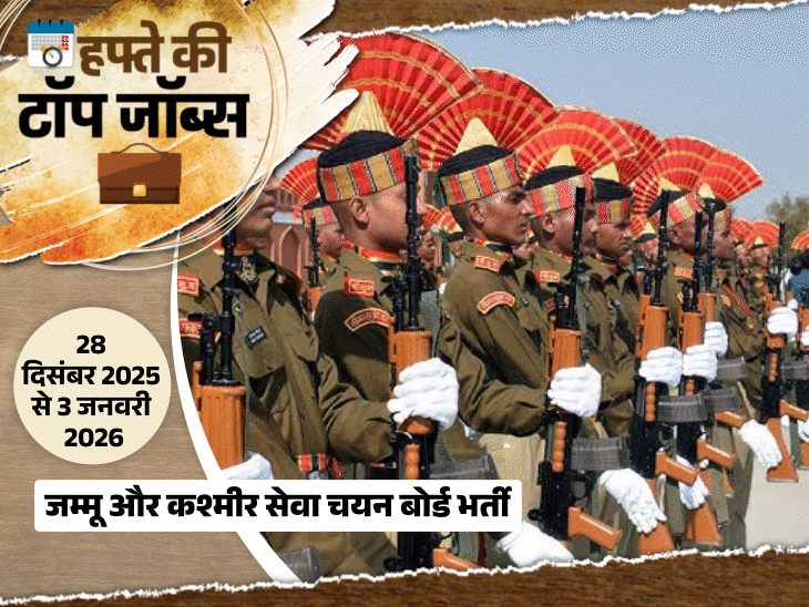 हफ्ते की टॉप जॉब्स:बिहार में 24,492 पदों पर भर्ती; यूपी में लेखपाल की 7994 वैकेंसी, इस हफ्ते निकलीं 39 हजार से ज्यादा नौकरियां