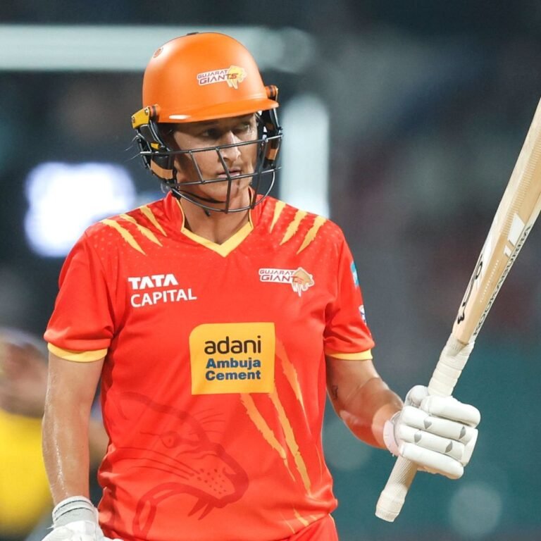 WPL- 210 चेज कर रही दिल्ली का दूसरा विकेट गिरा:लिजेल ली 86 रन बनाकर आउट, गुजरात की काशवी गौतम को विकेट