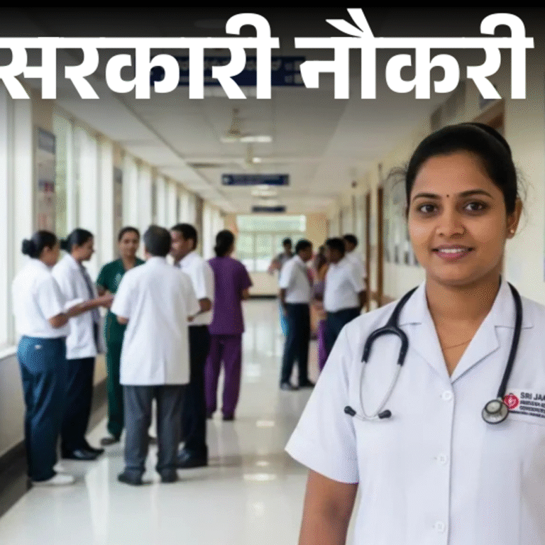 आज की सरकारी नौकरी:असिस्टेंट स्टाफ नर्स के 390 पदों पर निकली भर्ती, स्टेट बैंक ऑफ इंडिया में 2273 पदों के लिए आवेदन की तारीख बढ़ी