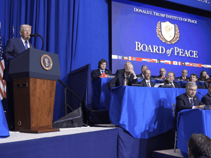 ट्रम्प की 'बोर्ड ऑफ पीस' मीटिंग में भारत शामिल हुआ:गाजा के लिए ₹1.5 लाख करोड़ के राहत पैकेज का ऐलान; 50 देशों के प्रतिनिधि पहुंचे