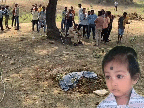 महाशिवरात्रि पर बच्ची की कब्र से छेड़छाड़, तंत्र-मंत्र की आशंका:सिर गायब, कब्र के पास मिला नींबू-चावल और कच्चे मांस का टुकड़ा; FIR दर्ज