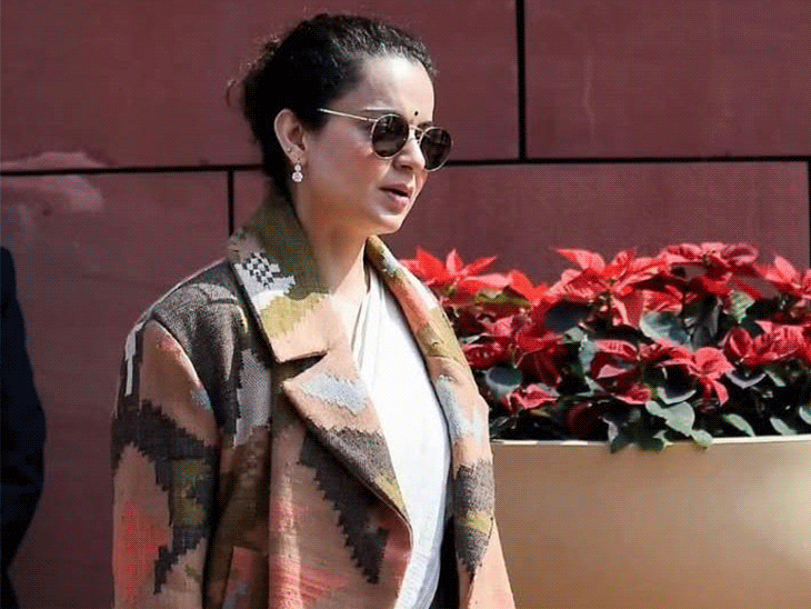 कंगना रनोट ने संसद में ‘हिमाचली समकालीन कोट’ पहना:गद्दी ऊन से बनाया, 6 महिलाओं को 2 महीने लगे; ‘वोकल फॉर लोकल’ की मिसाल