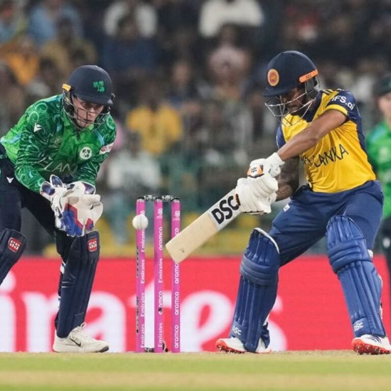 टी-20 वर्ल्डकप- श्रीलंका का पहला विकेट गिरा:कामिल मिशारा 14 रन बनाकर आउट, अडायर ने मैकार्थी के हाथों कैच कराया