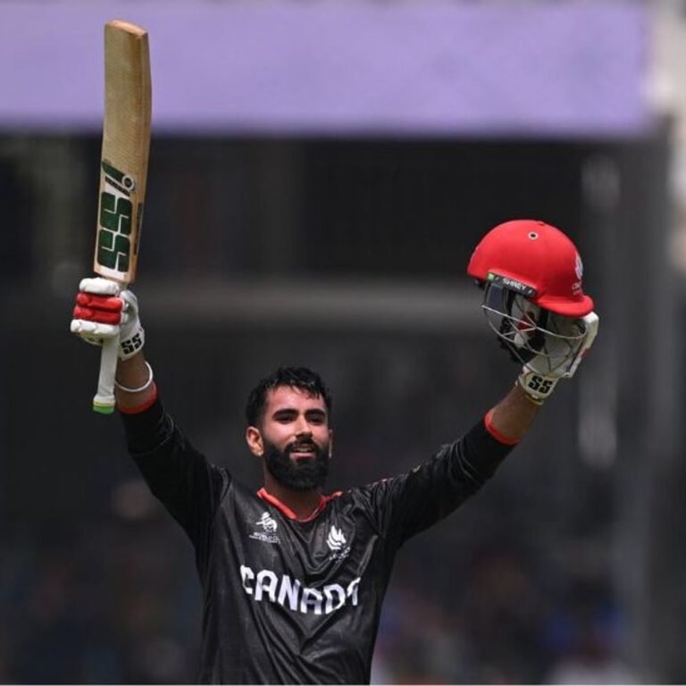 युवराज समरा टी-20 वर्ल्डकप में शतक लगाने वाले सबसे युवा:न्यूजीलैंड का दूसरा विकेट गिरा, कनाडा ने 174 रन का टारगेट दिया