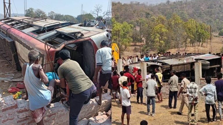 छत्‍तीसगढ़ के जशपुर में दर्दनाक हादसा, मकान में घुसी बस; 5 यात्रियों की मौत, 20 घायल