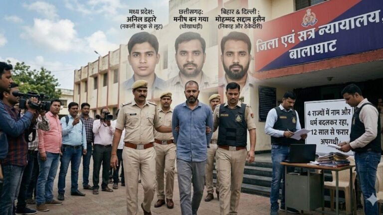 धर्म और नाम बदलकर चार राज्यों में रहा, 12 साल बाद पुलिस के हत्थे चढ़ा, दिल्ली में कर रहा था ठेकेदारी