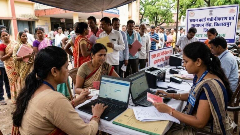 Ration Card पर बड़ी कार्रवाई: बिलासपुर में बड़े किसानों-टैक्सपेयर्स के राशन कार्ड होंगे कैसिंल, अपात्रों की लिस्ट तैयार