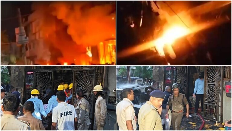 इंदौर में बड़ा हादसा, 7 लोगों की मौत; चार्जिंग के दौरान इलेक्ट्रिक कार में लगी आग मकान में फैली