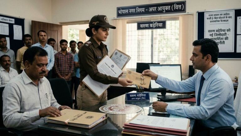 भोपाल में फर्जी बिल घोटाले पर एक्शन, अपर आयुक्त गुणवंत सेवतकर को निगम से हटाकर लूप लाइन में भेजा, वरुण वड़ेरिया को मिली जिम्मेदारी