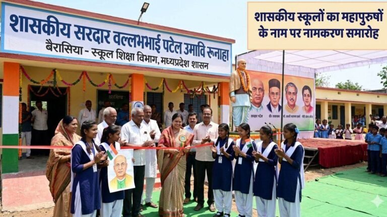 भोपाल के इन 4 सरकारी स्कूलों के बदले नाम, DPI ने जारी किए आदेश