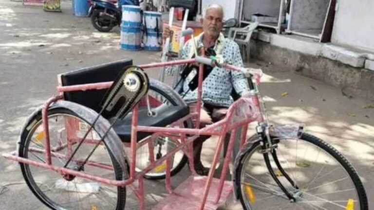 गुना में दिव्यांगों को बांटी गई ‘कबाड़’ ट्राइसिकल, सिंधिया की फटकार के बाद जागा प्रशासन, दिव्यांग को घर जाकर दी नई ट्राइसिकल