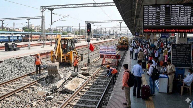 Trains Cancelled: गोंदिया स्टेशन पर 20 दिन का मेगा ब्लॉक, छत्तीसगढ़ एक्सप्रेस समेत 14 ट्रेनें कैंसिल; यात्रियों की परेशानी बढ़ी