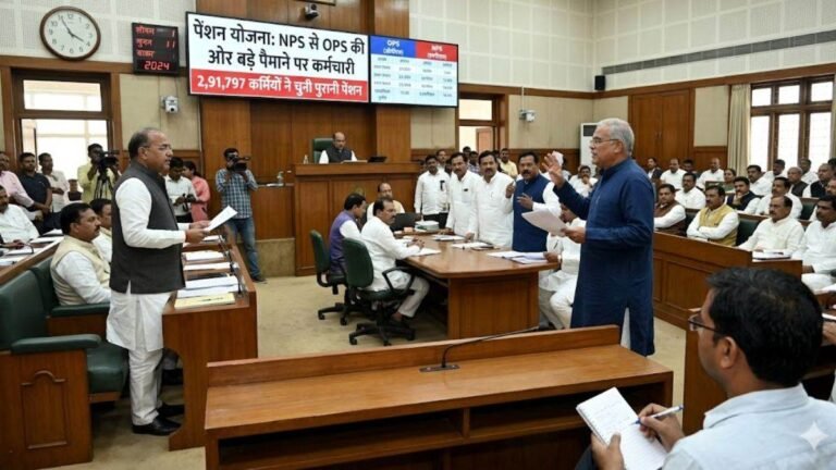 2.91 लाख कर्मचारियों ने चुनी पुरानी पेंशन स्कीम, CG विधानसभा में खुलासा; NPS से OPS की ओर बढ़ा रुझान