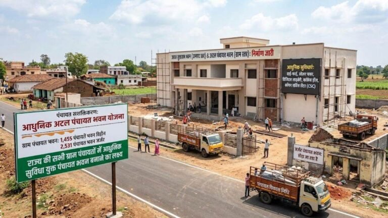 बीजेपी स्थापना दिवस पर मंत्री-विधायक सुनेंगे पंचायतों का दर्द, MP की 1455 पंचायतें अब भी भवन विहीन, 2500 से ज्यादा जर्जर