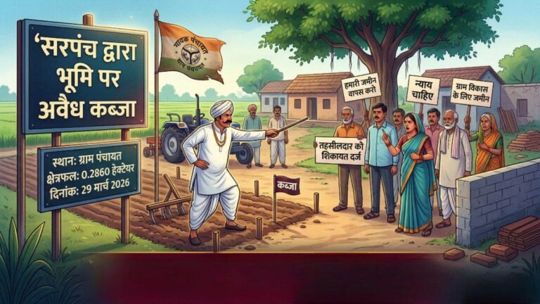 छतरपुर में सरपंच का ‘सियासी’ खेल… पहले दान की जमीन, फिर कब्जा कर खुद करने लगे खेती