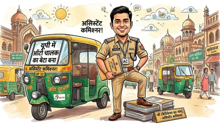 यूपी में ऑटो चालक का बेटा बना असिस्टेंट कमिश्नर, मिठाई विक्रेता के बेटे को मिला डिप्टी एसपी का पद