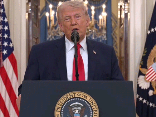 ट्रम्प बोले- ईरान जंग में जीत मिली:उनकी मिसाइल-ड्रोन क्षमता और नेवी खत्म, सेना हमारे कंट्रोल में, 2-3 हफ्ते में बड़ा हमला करेंगे