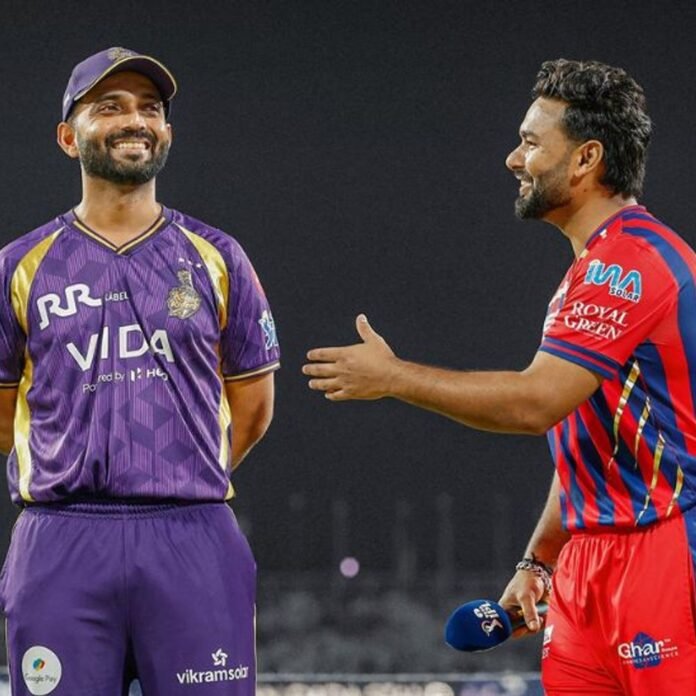 IPL में KKR Vs LSG-लखनऊ ने टॉस जीतकर गेंदबाजी चुनी:टीम में कोई बदलाव नहीं, कोलकाता में सुनील नरेन की वापसी
